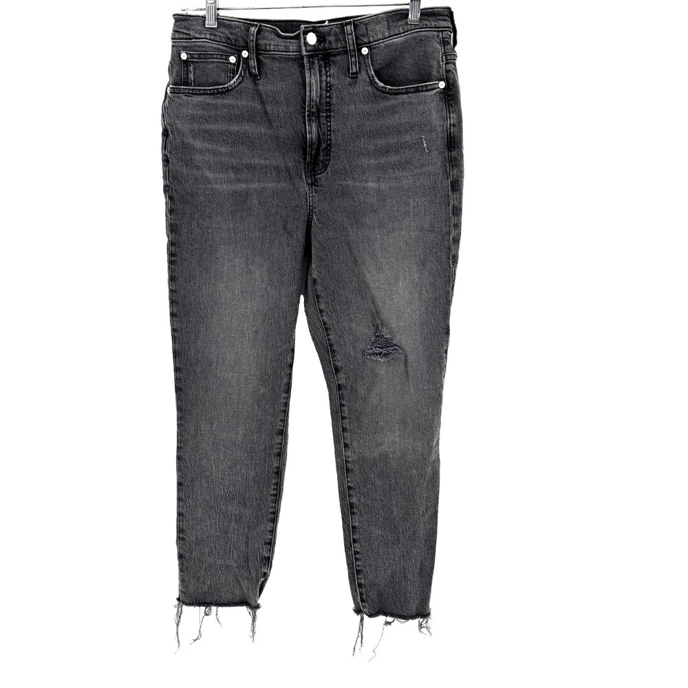 Madewell The Perfect Vintage Jean Women's 30 Cosner Wash Ankle Frayed Distressed